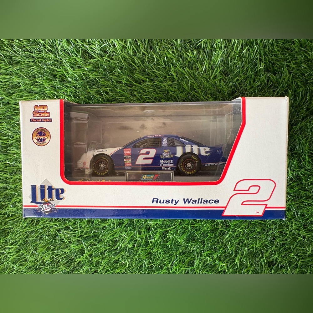 Revell Die-Cast Replica of a NASCAR Race Car #2 Driven by Rusty Wallace.